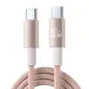 Cable de Datos Trenzado Macaron 100W Carga Súper Rápida Adecuado para Teléfonos Móviles Apple 15/16 Cable de Carga Rápida Pd20W