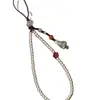 Nuevo Colgante de Cadena para Teléfono Móvil Estilo Chino Colgante de Gato de la Suerte Cordón Corto Anticaída para Teléfono Móvil Colgante de Muñeca Regalo para Hombres y Mujeres