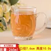 Lizun copo de vidro com copo resistente ao calor casa criativa pequena fresca espessa leite chá xícara de beber xícara de chá de flores atacado