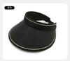 Sombrero de Sol Plegable de Rafia, Sombrero para Mujer con Protección Solar, Sombrero de Verano para Mujer