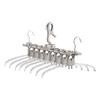Percha Antiviento para Adultos Plegable Retráctil Estilo Japonés Plástico 7 Colgantes Artefacto de Almacenamiento Celebridad de Internet Exterior Sin Rastro Balcón