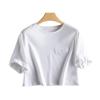 Adote Calça Autêntica Estilo Lust Puro Sexy de Cintura Alta com Bolso Aba Camiseta que Mostra o Umbigo Visual Emagrecedor Camiseta Top Chic Estilo Bf de Manga Curta