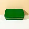 Pitillera de hojalata con tapa unida 20 juegos caja vacía a prueba de humedad y resistente a la presión pitillera metálica portátil accesorios para fumar