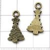 Mezcla 20 Colgantes de Aleación Serie Navidad Verde Antiguo Papá Noel Copo de Nieve Colgante de Regalo Accesorios de Joyería DIY