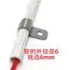 Acero Inoxidable 304 Clip de Alambre de Presión Abrazadera para Tubería Clip para Tubo Clip de Fijación de Cable Eléctrico Grado Industrial Duradero Hebilla de Fijación de Red de Cables