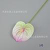 Flores Artificiales para Decoraciones de Boda, Anthurium de Tallo Único, Arreglo de Escena de Flores Artificiales, Accesorios Florales, Plantas Verdes de Flores Artificiales