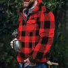 2023 Nueva Estación Independiente Transfronteriza Europea y Americana Otoño/Invierno Sudadera Casual de Franela con Felpa y Bolsillo con Botones
