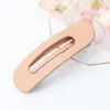 Pinza para el pelo de pato de pico de gran tamaño para mujer, color caramelo esmerilado, para la parte trasera de la cabeza, flequillo, mechones rotos, clip superior, pinza de acabado lateral, accesorio para el cabello
