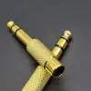 Adaptador AV cabeza macho 6.5 a RCA hembra Lotus audio a micrófono 6.5 a adaptador AV Lotus chapado en oro