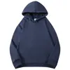 Sudadera con capucha nueva de ajuste holgado de composite de algodón, sudadera de marca moderna con forro polar para primavera y otoño, personalizable con estampado y logotipo