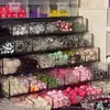 Armário de Armazenamento para Nail Art para Strass Armário de Armazenamento Tipo Gaveta Caixa Organizadora Caixa Organizadora Multicompartimento Acrílico Transparente Profissional