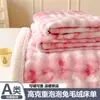 2026 Novo Plush Coelho Bolha de Alto Gramatura Veludo Leite Lençol de Cama Solteiro Peça Única Lençol de Cama