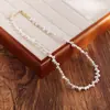Collar Retro Francés de Perlas de Agua Dulce Naturales para Mujer, Moderno, Versátil, Sencillo, Lujo Ligero, Cadena de Cuello Elegante, Cadena para Suéter al por Mayor