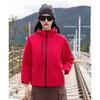 Chaqueta de Algodón Plumón Tres en Uno con Logo, Ropa de Trabajo Desmontable Cortavientos e Impermeable, Gruesa y con Forro Polar para Mayor Calidez