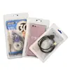 4.7/5.5/ 6.7 pulgadas Varias Bolsas de Empaque para Fundas de Teléfono Móvil Estuche Superficie Translúcida Mate Membrana de Hueso Yin y Yang Bolsa con Cremallera