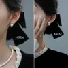 Pendientes Clásicos de Plata de Ley 925 con Perlas para Mujer, Estilo Princess Diana, Pendientes de Lujo Sencillo y Versátil, Gama Alta de Nicho