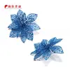 Decoraciones Navideñas 13cm Flores Navideñas Huecas Colgante para Decoración de Árbol de Navidad Flores Navideñas Huecas de Alta Calidad