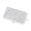 Molde de Silicona para Pendientes de Pegamento de Cristal DIY, Molde de Silicona para Colgantes de Joyería de Estrella Luna Gato Garra Gota de Agua Cuadrado