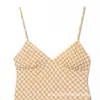 Comércio Exterior Transfronteiriço Moda Feminina 2026 Nova Moda Francesa Vestido de Alça Xadrez Irregular com Renda 2180314