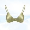 [Procesamiento y Personalización] Yuyue Francés Sexy Seda Oro Tres Torres Ropa Interior para Mujer Seda de Morera Cómodo Sujetador sin Varillas
