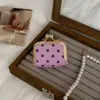 Nueva Bolsa Pequeña Mini para Joyería de Auriculares Billetera de Monedas de Cuero PU Anillo Pendiente de Botón Bolsa Pequeña para Guardar Adornos