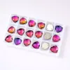 Triángulo de Grasa K9 Fondo Plano Cosido a Mano Diamante AB Vidriera Hebilla Plana Pedrería Joyería Accesorios DIY Ropa Accesorios Pegatinas