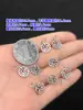 Plata de ley s925 Colgante de Etiqueta Bendición Calado Retro Pulsera de Cuerda Trenzada a Mano Cadena Pulsera Accesorios Hechos a Mano diy