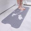 Tapete de baño antideslizante transfronterizo de 100 * 40 cm Baño Baño anticaída tapete para bañera doméstico PVC ventosa tapete antideslizante