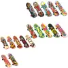 65 Peças Atacado Brinquedo Mini Skate de Dedo Festa de Aniversário Kit de Brinquedos Educativos para Crianças