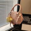 Bolso de mano estilo coreano para mujer 2025 primavera y verano nuevo bolso de mano moda bolso bowling versátil bolso cruzado bolso cuadrado pequeño