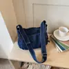 Bolso bandolera de mezclilla de gran capacidad transfronterizo para mujer, nuevo estilo coreano de principios de otoño 2026, moderno y ligero, bolso de hombro