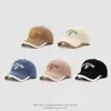 Gorra de béisbol para niños de otoño e invierno, linda gorra de pana a prueba de viento para uso en exteriores, súper adorable para niños y niñas en viajes