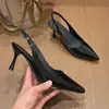 Zapatos de Tacón Alto Color Nude para Mujer con Tacón Fino Nuevos 2026 Primavera y Otoño Zapatos de Salón de Charol con Lazo y Punta Fina Zapatos Profesionales para el Trabajo