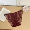 Sueño de Encaje Floral~Bragas de Encaje con Pedrería Sexy Francesas para Mujer Puro Deseo Finas Cómodas Transpirables Algodón Puro Entrepierna Calzones