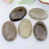 Piedra de palma de gema de cristal natural transfronteriza, esteatita, piedra ovalada de compresa caliente para masaje, piedra de masaje con aceite esencial para SPA al por mayor
