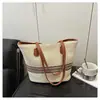 Bolsas de Alta Gama Primavera y Verano 2024 Nuevo de Moda Tendencia Bolso Tote Grande de Capacidad Simple Bolso de Hombro Versátil y Elegante de Primavera