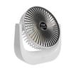 Ventilador eléctrico de escritorio para oficina, ventilador de doble aspa, enfriador de aire, ventilador pequeño para estudiantes en dormitorios, carga USB