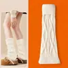 Calcetines acolchados para mujer, estilo otoño e invierno, tejidos, cálidos, protectores de pierna, hasta la pantorrilla, versátiles, venta al por mayor desde Zhuji