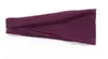 Faixa de Cabeça Esportiva para Corrida e Fitness para Homens e Mulheres Yoga Absorvente de Suor Antiperspirante Faixa Lenço de Cabeça Elástico Lenço de Cabeça de Cor Sólida Faixa de Cabeça de Aba Larga