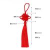 Nudo Chino Venta al por Mayor Nudo Pan Sheng Borla Colgante Borla Abanico Marcapáginas Estilo Antiguo Borla Larga Colgante de Borla Colgante Rojo Oro