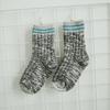 Z089 Calcetines para Niños al por Mayor Calcetines con Puño Rayado Lisos de Primavera y Verano Calcetines Lisos Sencillos de Algodón para Niños y Niñas