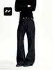 Jeans Fengmei Retro Americano Original Azul Denim de Perna Reta para Homens e Mulheres Lavado Simples Tendência para o Dia a Dia Desgastado Solto Casual