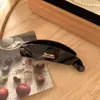 Pinza de Plátano de Satén de Gama Alta Estilo Coreano, Pasador Exquisito y Versátil para Mujer, Nuevo Modelo 2026, Pinza de Moño, Accesorio para el Cabello de Pinza Vertical