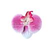 Flor artificial Cabeza de flor Phalaenopsis Horquilla coreana Phalaenopsis foto ambiente Tocado de perlas horquilla para niña venta al por mayor