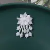 Super hada blanco puro color mágico cuenta de uña borla flor diy tejido a mano horquilla de cuentas accesorios para el cabello material de pendientes al por mayor