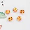 Cuentas de Esmalte Cloisonné con Goteo de Aceite, Cuentas Sueltas, Cuentas Tradicionales de Tambor de Esmalte, Cuentas de la Fortuna, Cuentas para Pulseras DIY, Cuentas para Hilo, Accesorios para Pulseras