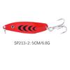 Henjia metal vib señuelos de pesca brillantes lentejuelas de venta caliente cebo Luya lentejuelas boca de caballo traje de cebo venta al por mayor