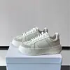 Zapatillas de suela gruesa con patchwork de cuero liso y gamuza D transpirables casuales deportivas transfronterizas