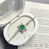 Nuevo Popular de Alta Calidad Pulsera Incrustada de Jade Blanco Hielo Lichi Jade Congelado, Regalo de Moda, Pulsera de Jade Versátil de Moda
