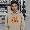 Sudadera con capucha de exportación transfronteriza 'Tis the Season' Estampado de Calabaza y Café Europeo y Americano